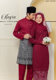 [MAROON] Baju Nikah Kayra/Full Set Baju Nikah/Baju Nikah/Baju Tunang