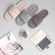 手工拖鞋 女式露趾涼鞋 室內防滑平底鞋