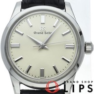 二手精工（Seiko）Grand Grand Seiko系列機械腕錶，3日動力儲存，37.3毫米錶徑，優雅系列，型號SBGW231/9S64-00A0，男士不銹鋼/皮革錶帶，象牙色錶盤，拋光處理，成色