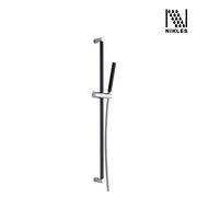 Nikles ชุดราวเลื่อนขนาด 93 ซม. พร้อมฝักบัวสายอ่อนรุ่น Carbon A745.TX.461.05N/T1N