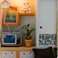 DIY house and wind house ins creative gift 3D 3D house model handmade material girl heart gift