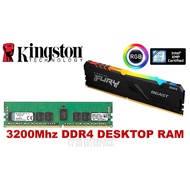 KINGSTON 4GB / 8GB / 16GB DDR5-5600Mhz / DDR4-3200Mhz DESKTOP RAM / FURY BEAST GAMING RAM