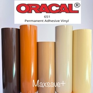 Oracal 651 Vinyl Sticker Brown Series