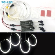4*131mm White CCFL LED Angel Eyes Halo Rings Lighting Headlight Lamp for BMW E36 E46 E39 E38