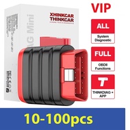 VIP 10-100Pcs THINKDIAG Mini/THINKCAR BD6 OBD2 Scanner All Cars Full System Diagnosis Lifetime Free 