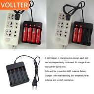 4 Slots Battery Charger for 3.7V 4x 18650 Rechargeable Battery Universal