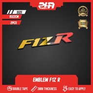 F1Z R MOTORCYCLE EMBLEM FIZ R 3D EMBLEM 2PCS F1ZR LOGO RAISED NOT YAMAHA F1ZR F1ZR MOTORCYCLE ACCESS