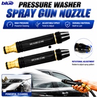 【Hot】High-Pressure Water Gun Nozzle Water Jet Adjustable Sprinkler for Car Cleaning & Garden Waterin