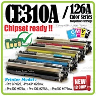 Compatible to H* laserjet 126A CE310A B C M Y pro CP1025 CP1025nw 100 color mfp M175A M175nw CE314A