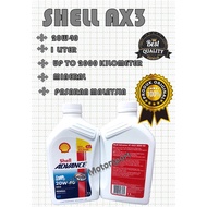 Shell Advance 4T AX30 ( 20W-40  ) / 1L / Mineral Oil / 100% Original / Minyak Hitam Motorcycle Oil