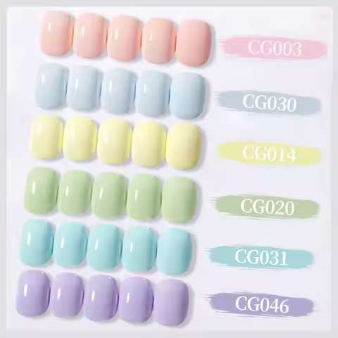BORN PRETTY 10ml Macaron Candy Color Gel Nail Polish Mint Green Soak Off UV LED Nail Gel Varnish DIY