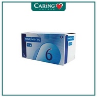 CARING NOVOFINE NEEDLES 31G 6MM 100S
