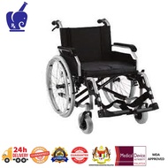 WHEELCHAIR (24”) LIGHTWEIGHT - BLACK (SK-KL955-L)