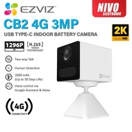 Ezviz CB2 4G 3MP Two Way Talk Motion Detection 4G LTE Battery Powered Smart Home Security CCTV Camer
