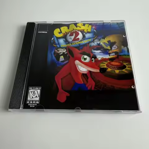 High-quality Reproduction Disc For PS1: Crash Bandicoot 2: Cortex Strikes Back (US Vibration Version