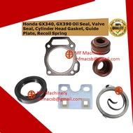 Mf Honda GX340, GX390 Oil Seal, Valve Seal, Cylinder Head Gasket, Guide Plate, Recoil Spring