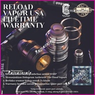 Miliki Reload Rta Authentic From Reload Vapor Usa - Black / Gold