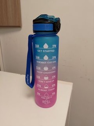 Logitech 羅技 刻度水壺(彩虹) 1000ml - 全新