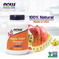 Supplements Apple Cider Vinegar 450 mg Derived from Fermentation of Sweet Apple Cider 180 Veg