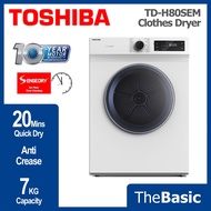 TOSHIBA/MIDEA 7KG Tumble Clothes Dryer Machine ( TD-H80SEM , TDH80SEM , MD-7388, MD7388 )