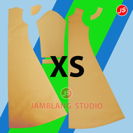 Pola Instan Gamis Terusan Abaya Dewasa [ Pola Baju Jamblang Studio ] [ Bukan Pakaian ]