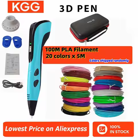 New 3D Pen 3D Printing Pen for Children 1.75mm PLA Filament DIY Drawing Birthday Christmas Gifts for