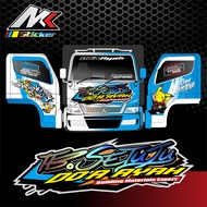 [NON COD] STIKER DECAL TRUK CANTER ENGKEL ELF GIGA TRAGA