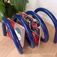 Accessories Furniture Modern Home Metal Hotel Spiral Magazine Rack Creative Model Room Color Decorat