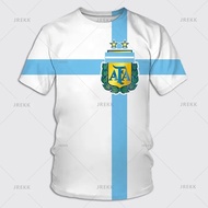 Argentina cờ quốc gia 3D in đồ họa t Áo sơ mi thời trang mới Argentina thời trang dạo phố ropa Hombr