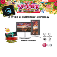 [ผ่อน 0% 10 ด.]LG 27 UHD 4K IPS MONITOR L1-27UP850K-W (IPS 4K 60Hz)/ประกัน 3 Years