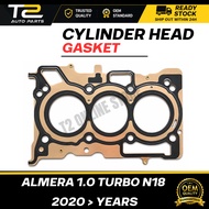 T2 CYLINDER HEAD GASKET NISSAN ALMERA 1.0 TURBO N18 METAL 11044-00Q2B