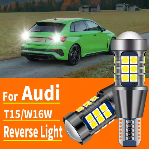 2pcs W16W T15 921 LED Backup Light Blub Reverse Lamp Canbus No Error For Audi A1 8X A3 8P A4 B8 B9 A