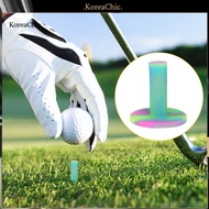 <koreachic> Environmentally Golf Tee Driving Range Golf Tee 54/65/70mm Colorful Rubber Golf Tees T-s