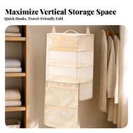 Luggage Organizer Space-Saving Hanging Luggage Organizer Hanging Travel Shelves Foldable for Travele