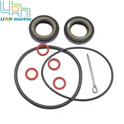 93101-17054 Outboard Lower Unit Prop Shaft Gearcase Oil Seal Kits for Yamaha 2/4 Str 9.9 13.5 15 20 