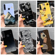 Huawei Y6P 2020 Fashion Painted Jelly Phone Casing Y6p Y 6p (2020) MED-LX9 MED-LX9N Soft Silicone TP
