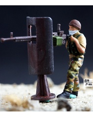 Taste Model 1/72 Employer Mercenaries Rebels Heavy Machine Gunner Group A Finished Product
