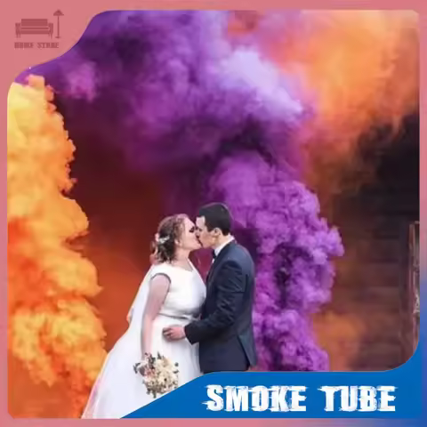 1/4/8pcs Colorful Handheld Smokes Stage Atmosphere Assistance Prop for Studio Wedding Celebrations P