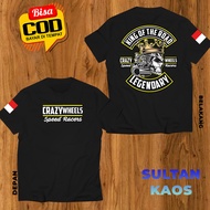 KAOS  KING OF THE ROAD - CRAZY WHEELS SPEED RACERS  - T-SHIRT MOTOR KEKINIAN