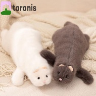 TARANIS Ferret Plush Toy, Realistic Design Soft Fluffy Plush Ferret Stuffed Toy, Animal Plushies 47c