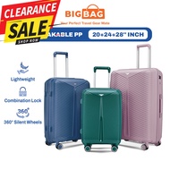 BIG BAG Elite Luggage 3 in 1 (20" + 24" + 28") (PP) Unbreakable Polypropylene Luggage Bag Travel Sui