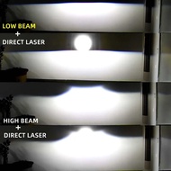 Fog Light 3 Headlight Bi led Lens Projector Car Fog Lamp H11 H1 Hb3 H8 9005 Super Bright Bi Lens Las