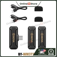 BOYA (BY-WM3T2-U1)/(BY-WM3T2-U2)-Mini 2.4GHz Type-C Wireless Microphone klcentre@visaforchina.org