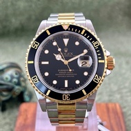 Rolex Submariner Series 16613 Old Style Golden Black Casual