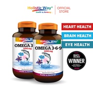 [Bundle of 2] Holistic Way Premium Fish Oil Omega 3-6-9 1200mg (2 x 100 Softgels)