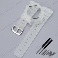 GEEKTHINK Silicone Case Strap For casio G-SHOCK DW5600 DW5000 Resin Waterproof Rubber Band bezel for