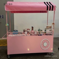Market Hand New Style Outdoor Stall Iron Taibao Night Market Mobile Car Snack Push Display Stand New