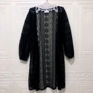 KARDIGAN OUTER BRUKAT WANITA //LONG CARDIGAN BROKAT RAJUT IMPORT// OUTER BROKAT PREMIUM
