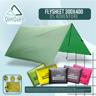 Flysheet 3x4 DS Adventure traptrent bushcraft/flysheet 4x3meter/flesit 3x4/flyshet 3x4 /flysheet 3x4