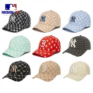 [Hhshh .. SG] [MLB Korea] 100% authentic monogram ball cap casual outdoor sports sun hat Korean fashion